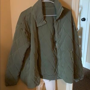 Army green jacket